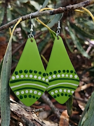 Lime Green - Geometric
