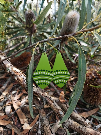 Lime Green - Geometric