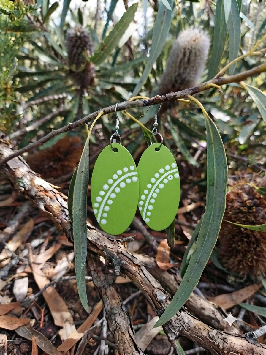 Lime Green - Oval