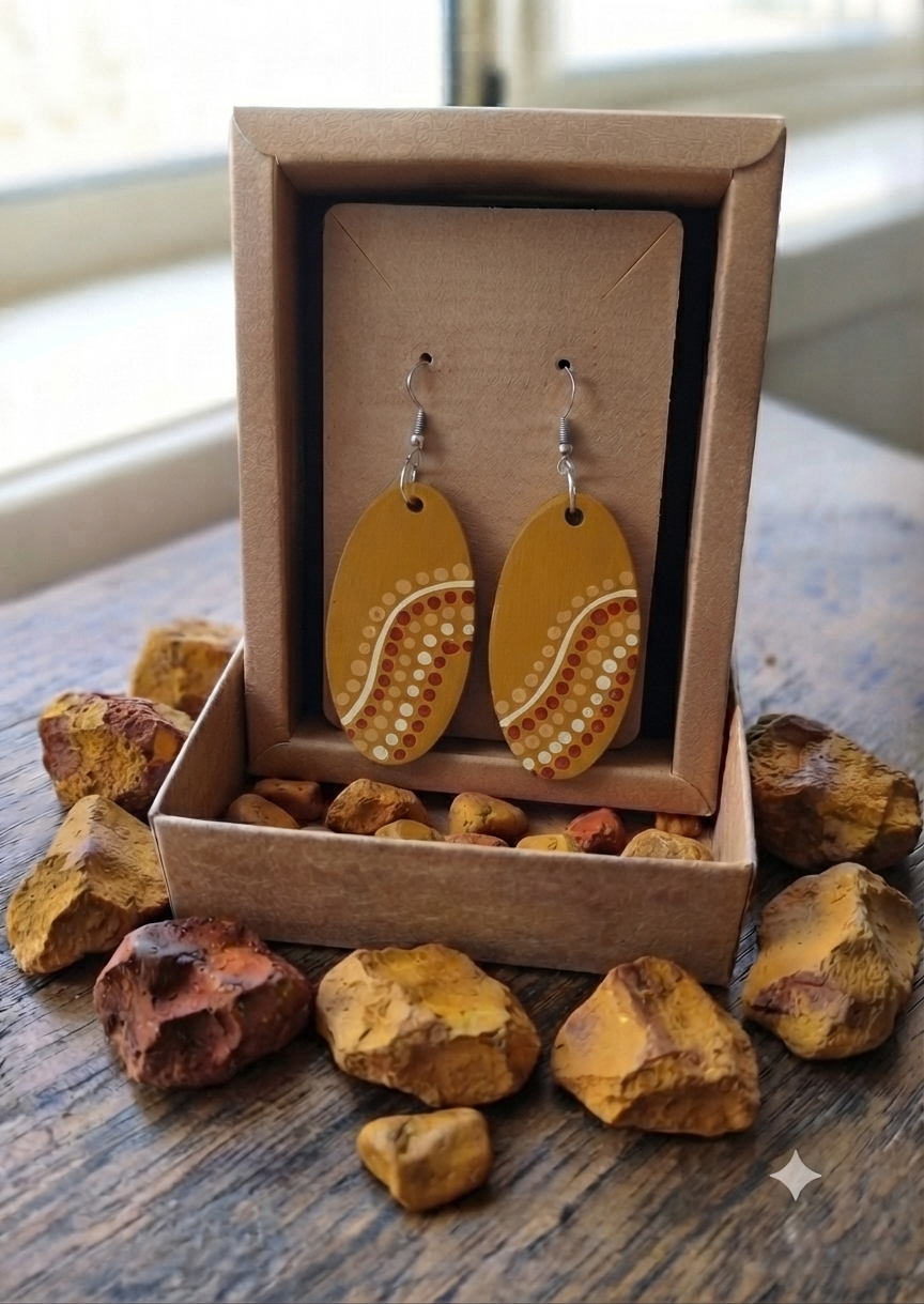 Yellow Ochre - Oval