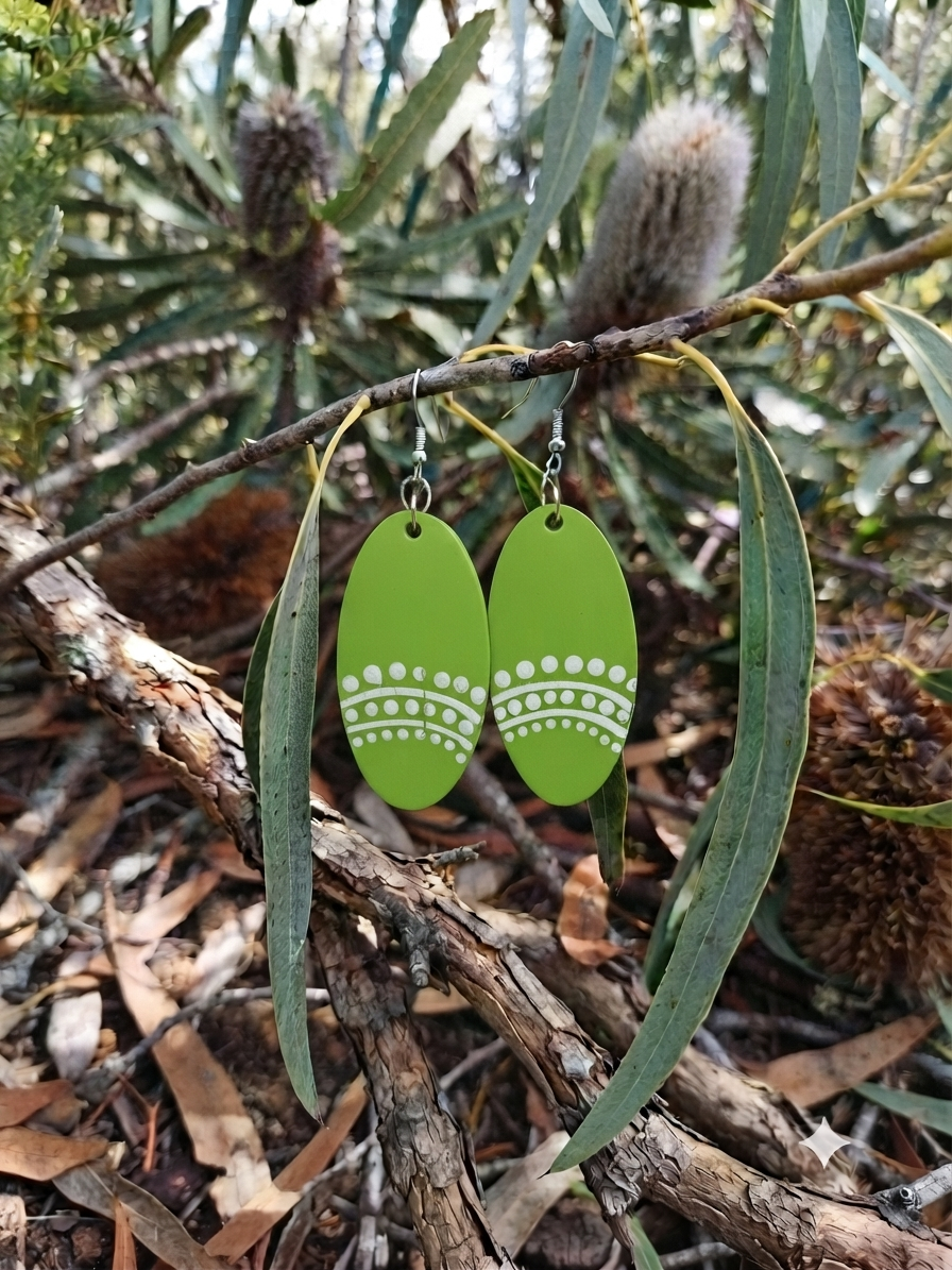 Lime Green - Oval 2