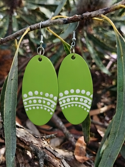 Lime Green - Oval 2