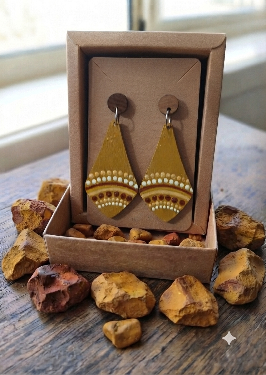 Yellow Ochre - Geometric