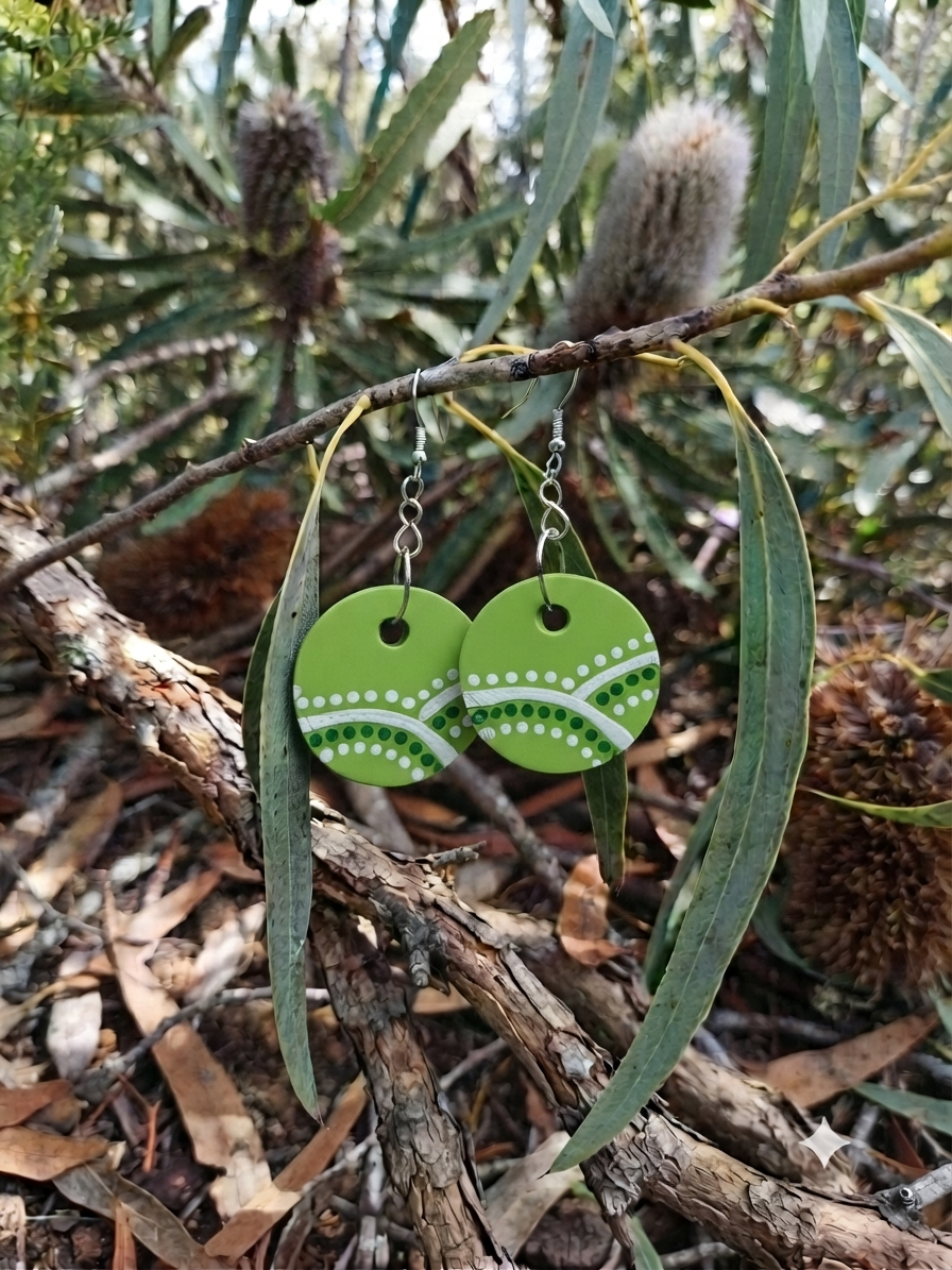 Line Green - Small round
