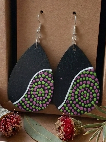 Let Us Meet - Black, Green and Purple