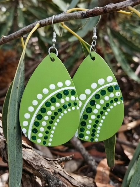 Lime Green - Teardrop